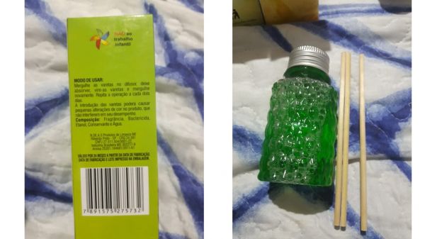 Aromatizador Difusor Ambiente - Capim Limão