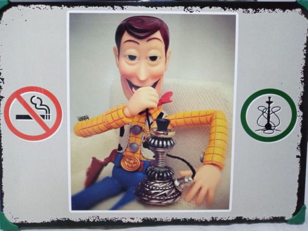 Placa Decorativa de Metal