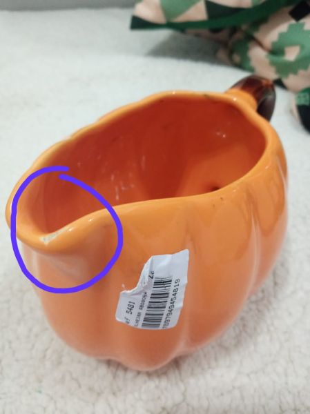 Molheira De Cerâmica Scalla - Linha Abóbora